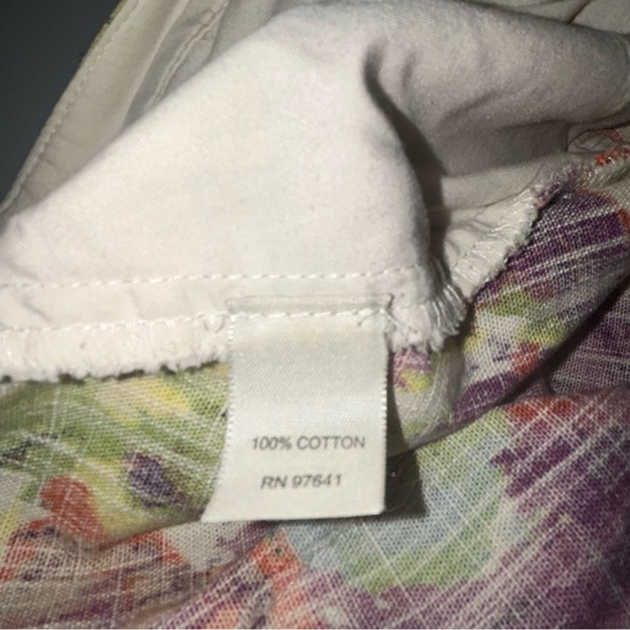 J. Jill A-Line Skirt with Floral Design - Cream and Multicolor - Picture 7 of 7